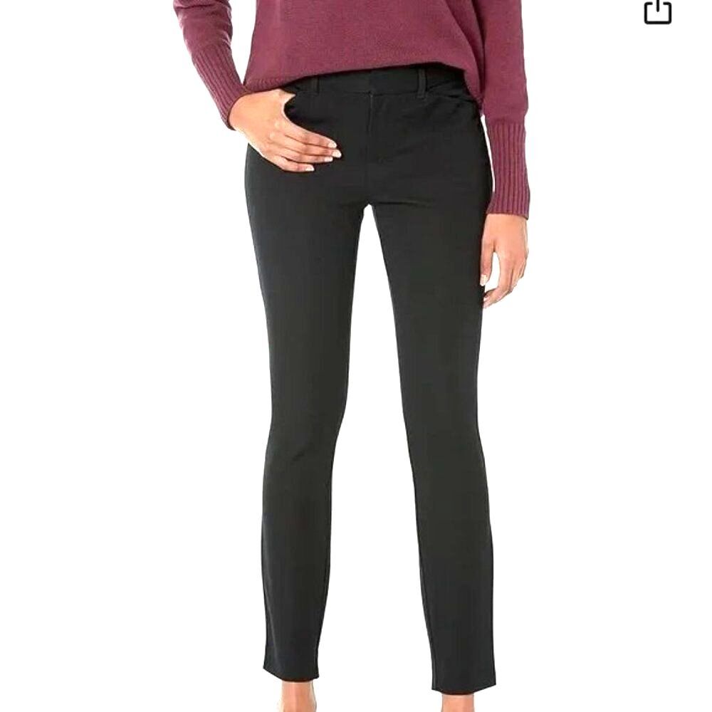 GAP Black Ankle-Length Slim Pants